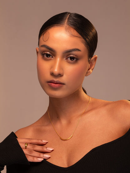 Chique Gebogen Staafketting