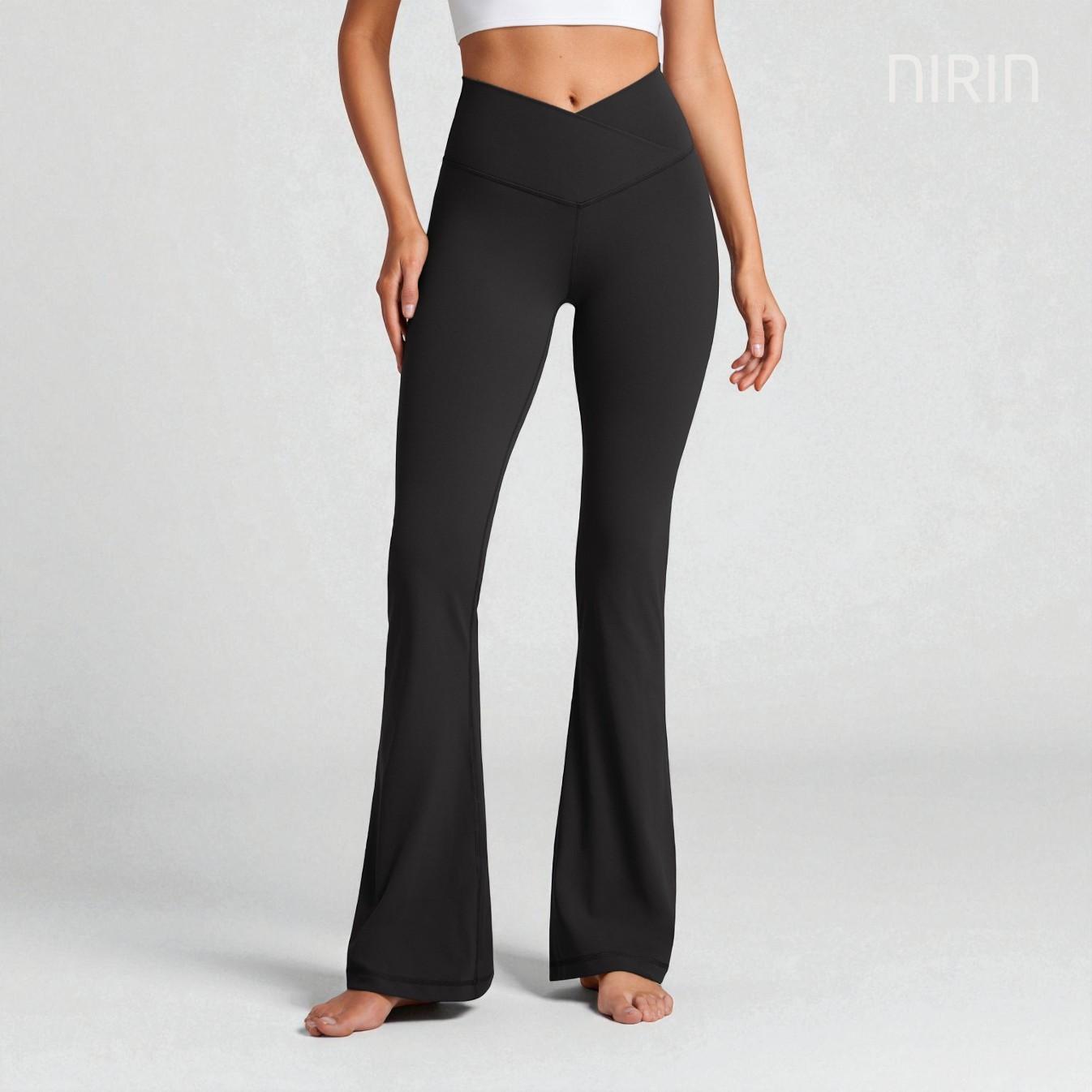 ATHLISSE Flare Legging – Crossover Waist 84"