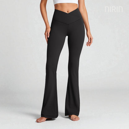 ATHLISSE Flare Legging – Crossover Waist 84"