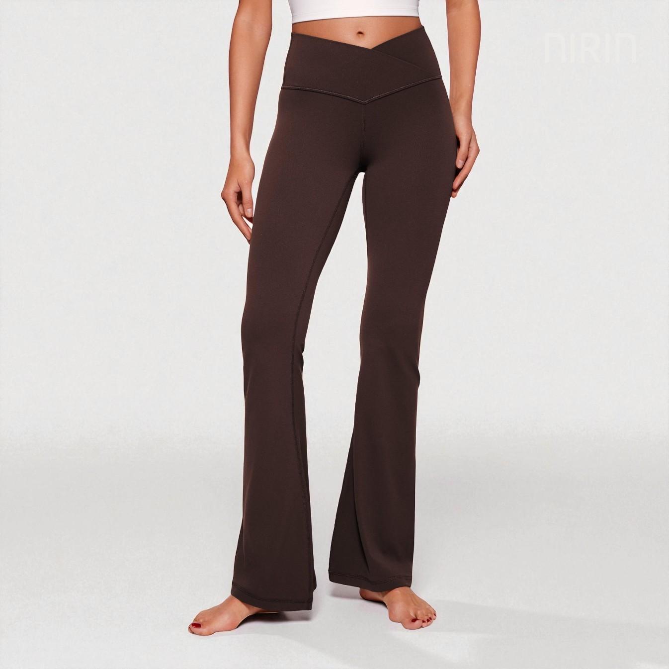ATHLISSE Flare Legging – Crossover Waist 84"