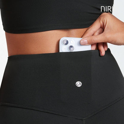 ATHLISSE Flare Legging – Comfort Fit met Zakken 74"