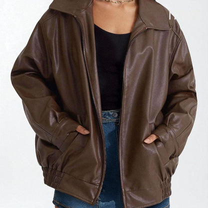 NOIR Oversized Leren Jacket