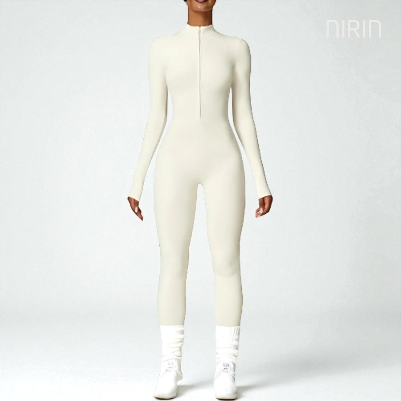 ATHLISSE Zip Jumpsuit – Full Body Long Sleeve