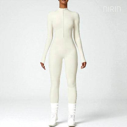 ATHLISSE Zip Jumpsuit – Full Body Long Sleeve