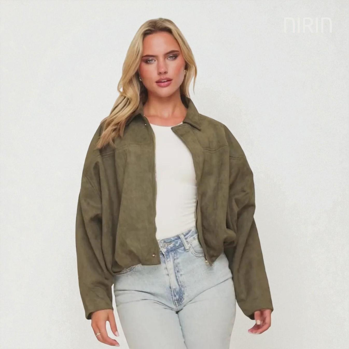 ELVY Oversized Bomber Jacket