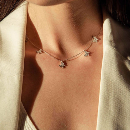 Butterfly Charm Halsketting