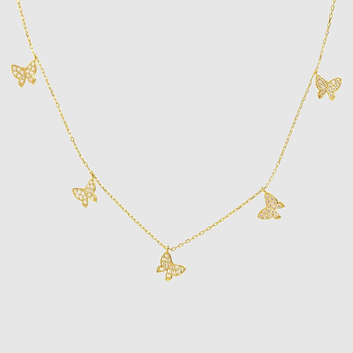 Butterfly Charm Halsketting