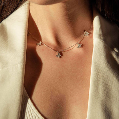 Butterfly Charm Halsketting