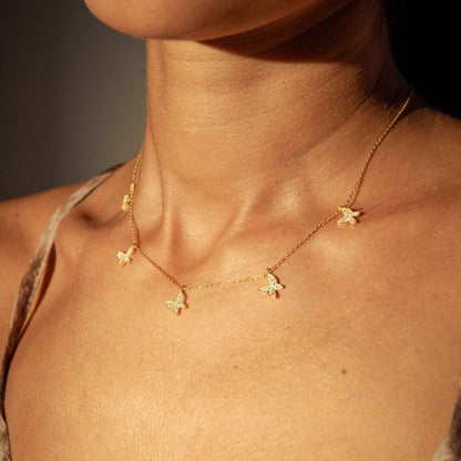 Butterfly Charm Halsketting