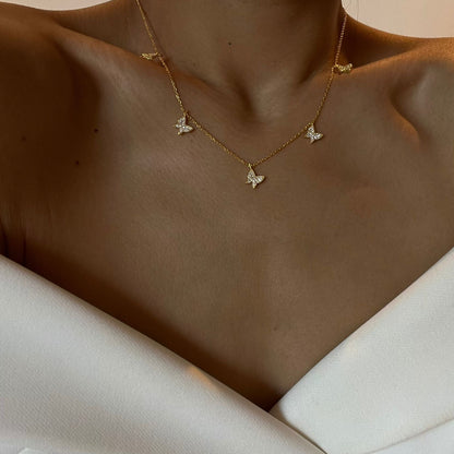 Butterfly Charm Halsketting