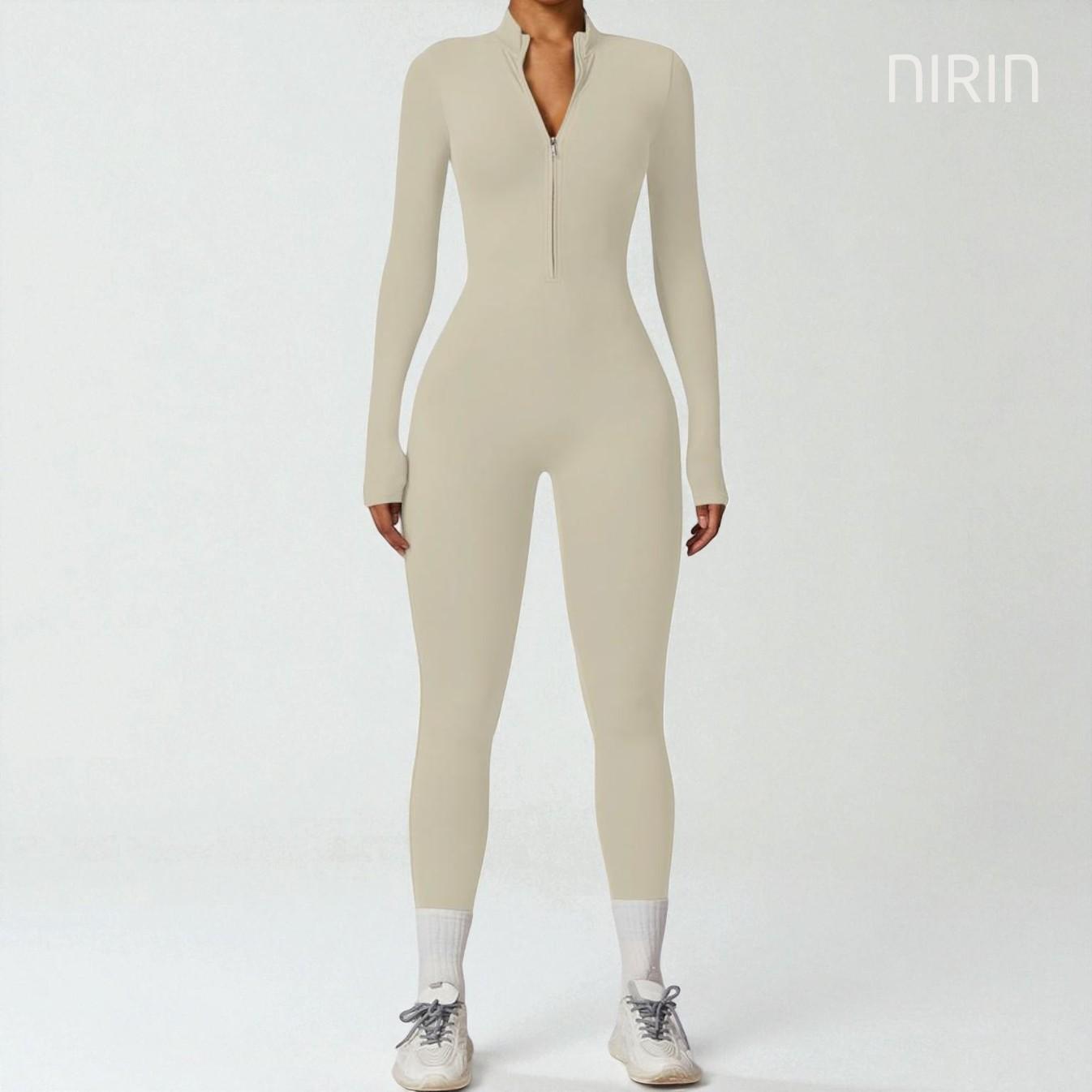 ATHLISSE Zip Jumpsuit – Full Body Long Sleeve