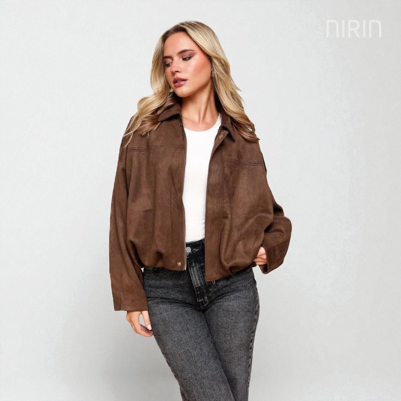 ELVY Oversized Bomber Jacket