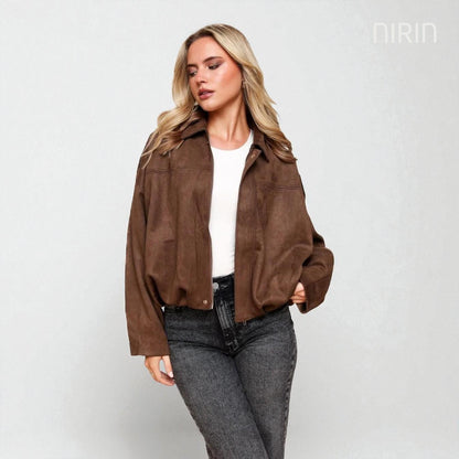 ELVY Oversized Bomber Jacket