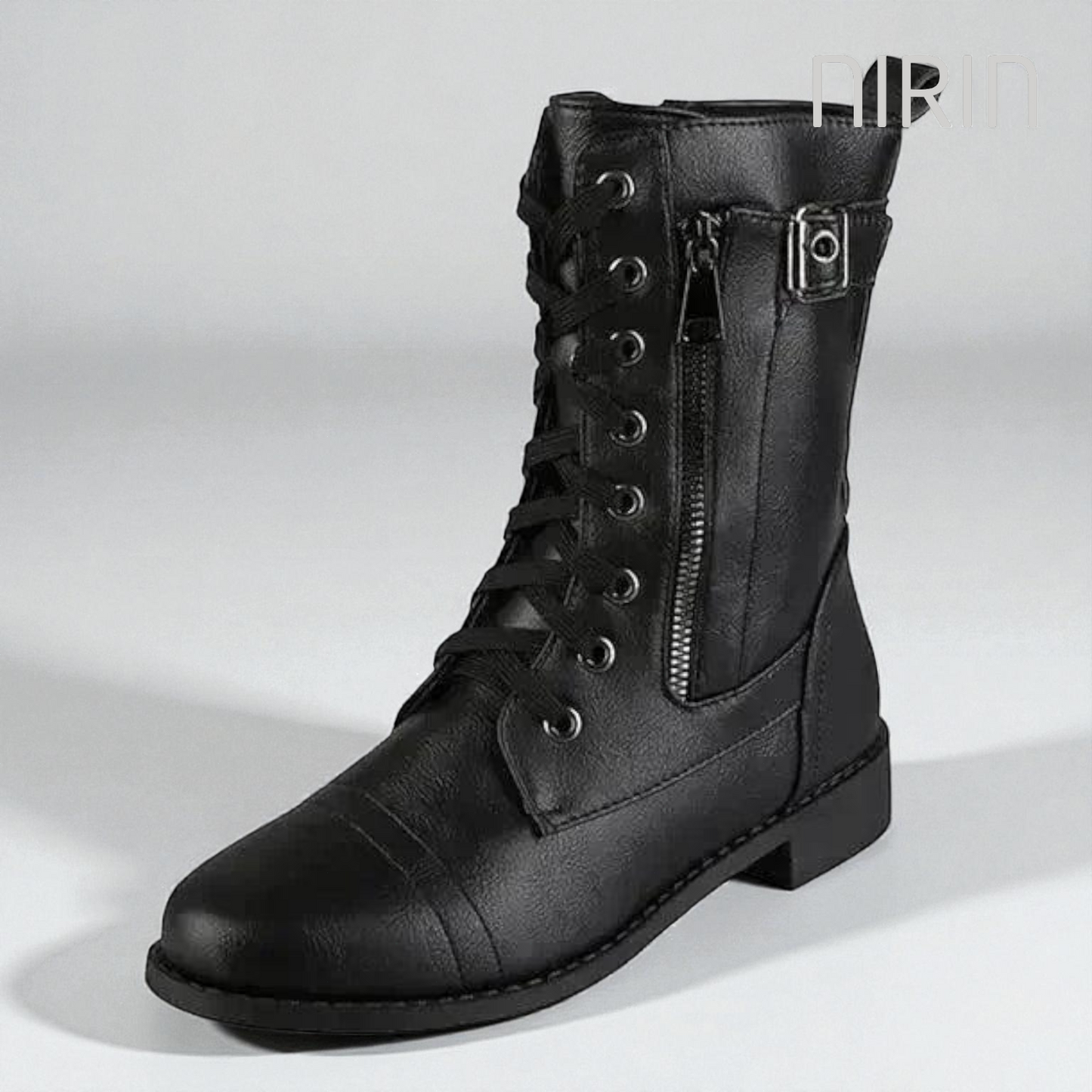 Plateauboots van Leer