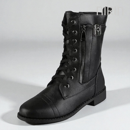 Plateauboots van Leer