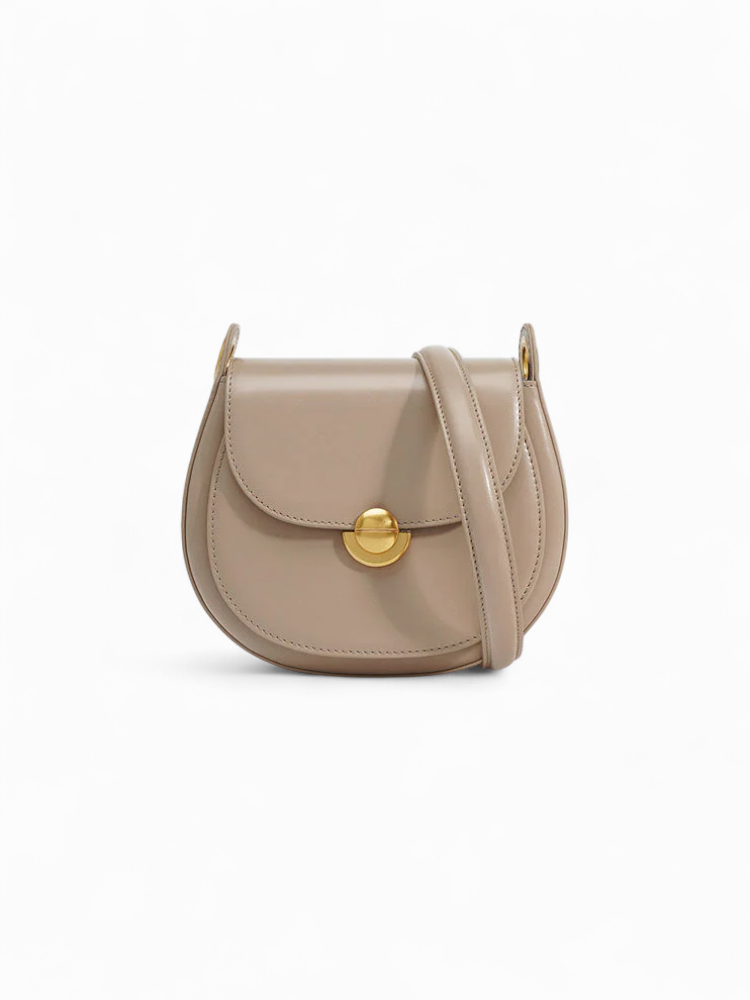 Leren Saddle Crossbody Tas