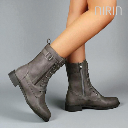 Plateauboots van Leer